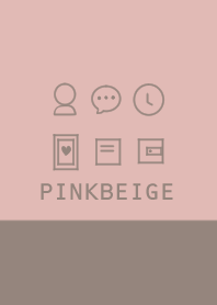 Pink beige and greige. simple.