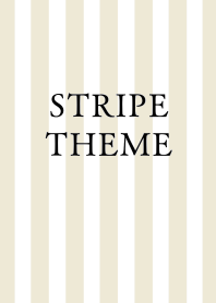 STRIPE THEMEj-WHITE&BEIGE