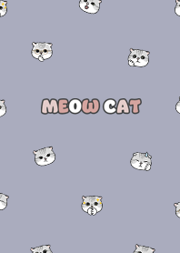 neko head3 - mist purple