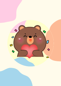 Simple Emotions Of Bear Theme