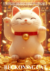 最高最強幸運風水 金運の招き猫 4