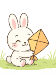 Little Rabbit and a Kite V.3