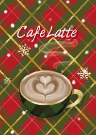 Cafe Latte, Christmas, Tartan, 4