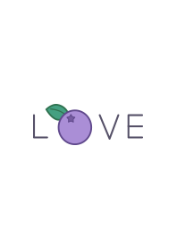 Cute Love Fruit _ blueberry