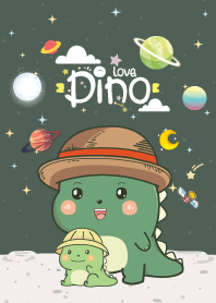 Dino Mini Galaxy Night Green