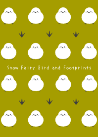 Snow Fairy Bird and Footprintsj-GREENTEA