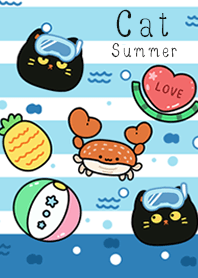 Cat on Summer!