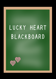LUCKY HEART BLACKBOARDj-BLACK