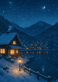 Winter Stars above Silent Village