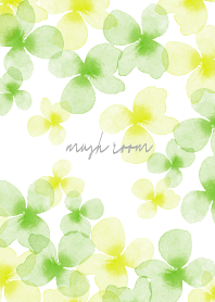 水彩クローバー mush #fresh