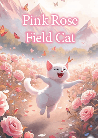 Pink Rose Field Cat