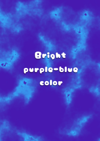 Bright purple-blue color