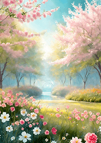 Beautiful real scenery(Spring-848)