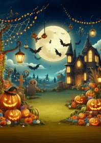 Happy halloween night black.