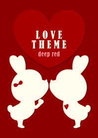 LOVE THEME deep red 35