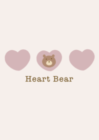 Heart Bear Theme -pink-