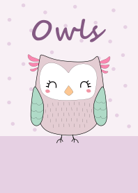 A Cute Little Purple Owl