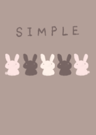 Theme of a chocolate usagi