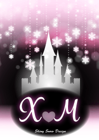 X&M-Initial-Snow Castle-Baby pink