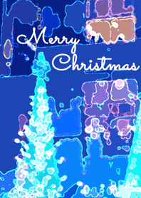 Merry Christmas (Blue)