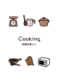 Cooking is so much fun(Pure white)