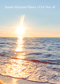 Sunset Horizon Photo #154 Not AI