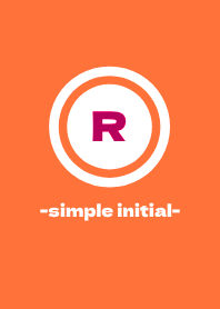 simple initial-R- THEME 13