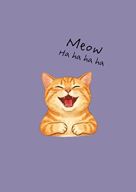 人生を真剣に生きる猫たち(モランディ紫）
