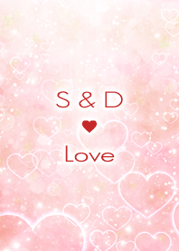 S & D Love Heart name theme