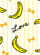 Banana - Yellow ribbon striped-joc
