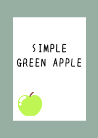 SIMPLE GREEN APPLE/DUSTY GREEN
