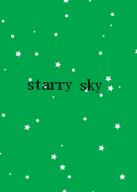 starry sky_green