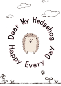 Dear My Hedgehog (white)