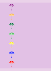 lovely rainy day02 light purple J