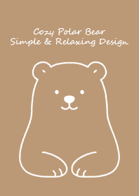 Simple Polar Bear (Mocha Mousse)#3