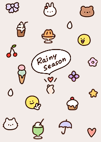 pinkbrown Rainy season icon 08_2