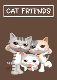 3D CAT FRIENDS