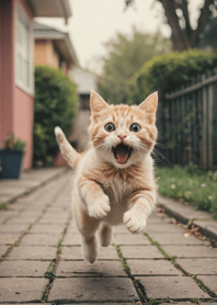 Cats run wild #FNGR121.