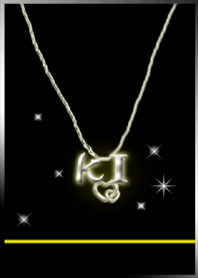 イニシャル K&I （ブラック）
