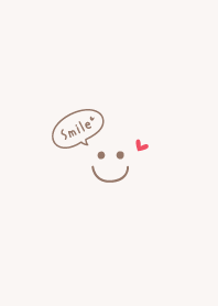 ハート<くすみベージュ>