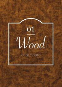 Wood cork board 01