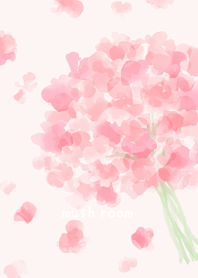 【修正版】水彩フラワーブーケ（ピンク）