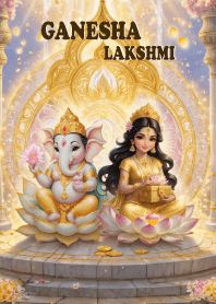 Ganesha, Lakshmi, wealth prosperity(JP)