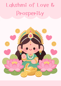 Lakshmi of Love & Prosperity : Pink
