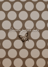 Brown polka dots