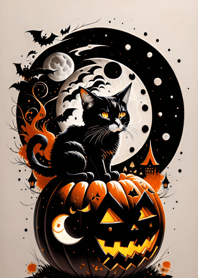 浮世絵万聖節猫 0370e6