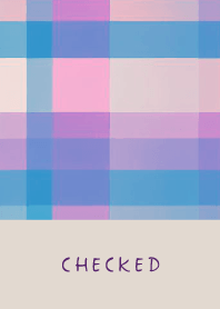 CHECKED LIGHTBLUE PINK - BROWN 5