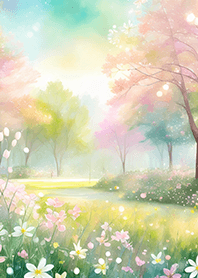 Beautiful real scenery(Spring-624)