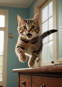 Cats run wild #FKCL021.