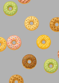 Colorful Donuts01 on white